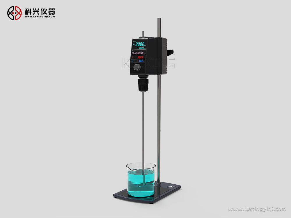 頂置式電動攪拌器側面